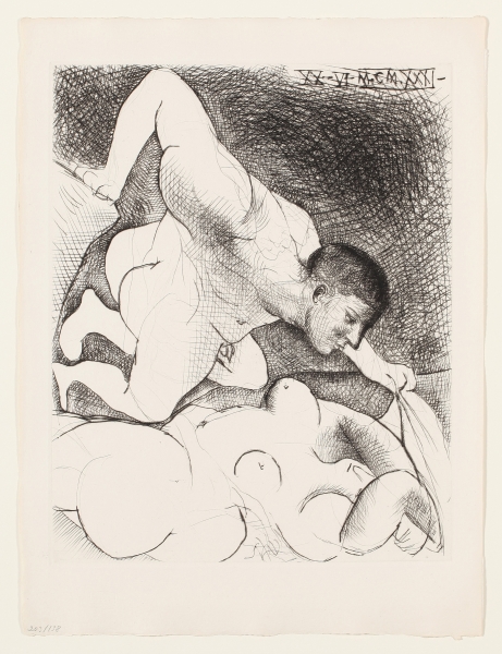 HOMME DÉVOILANT UNE FEMME (MAN UNCOVERING A WOMAN)